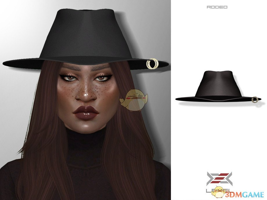 《模拟人生4》女性时尚带环帽子MOD