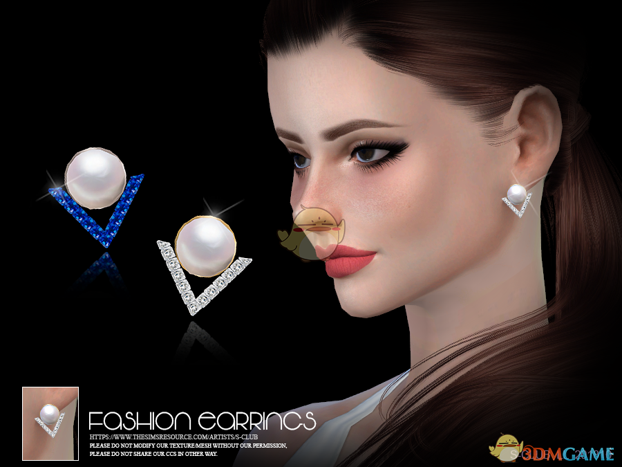 《模拟人生4》v型钻石珍珠项链MOD