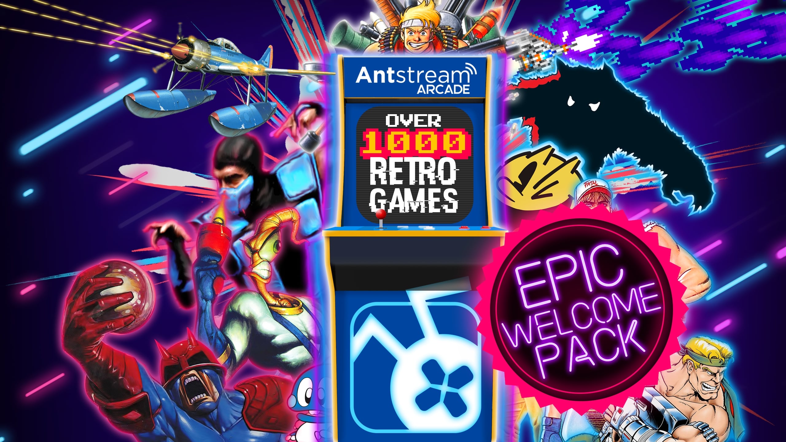 Epic商店添加复古游戏Antstream街机游玩服务