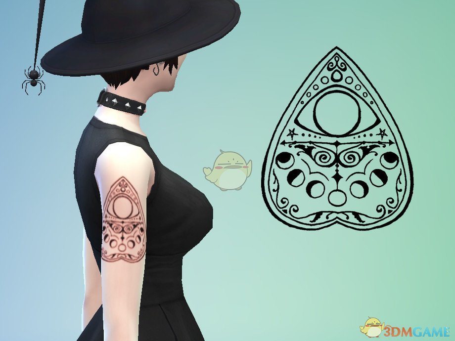 《模拟人生4》女性三角纹身MOD
