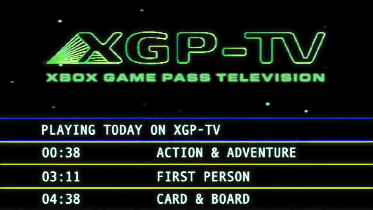 XGP冬季复古电视广告 多品类游戏宣传视频混剪