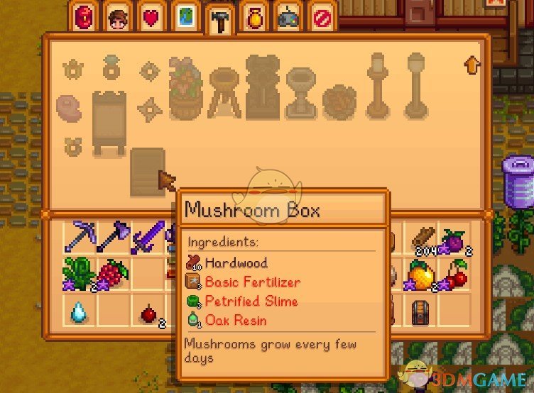 《星露谷物语》蘑菇箱可制作MOD