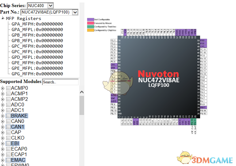 新唐单片机工具(NuTool-PinConfigure) 1.15.0006