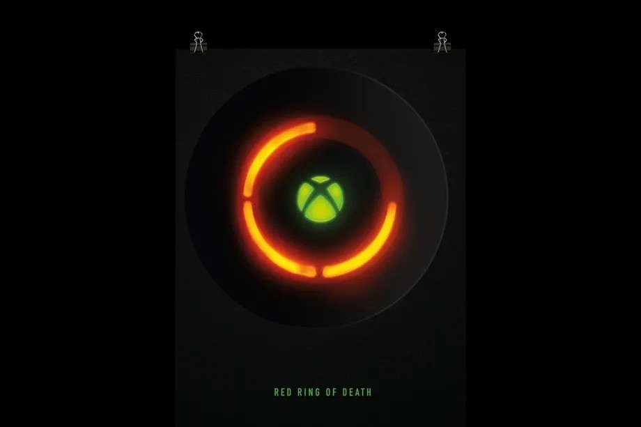 微软开售Xbox360三红主题海报 售价24.99美元