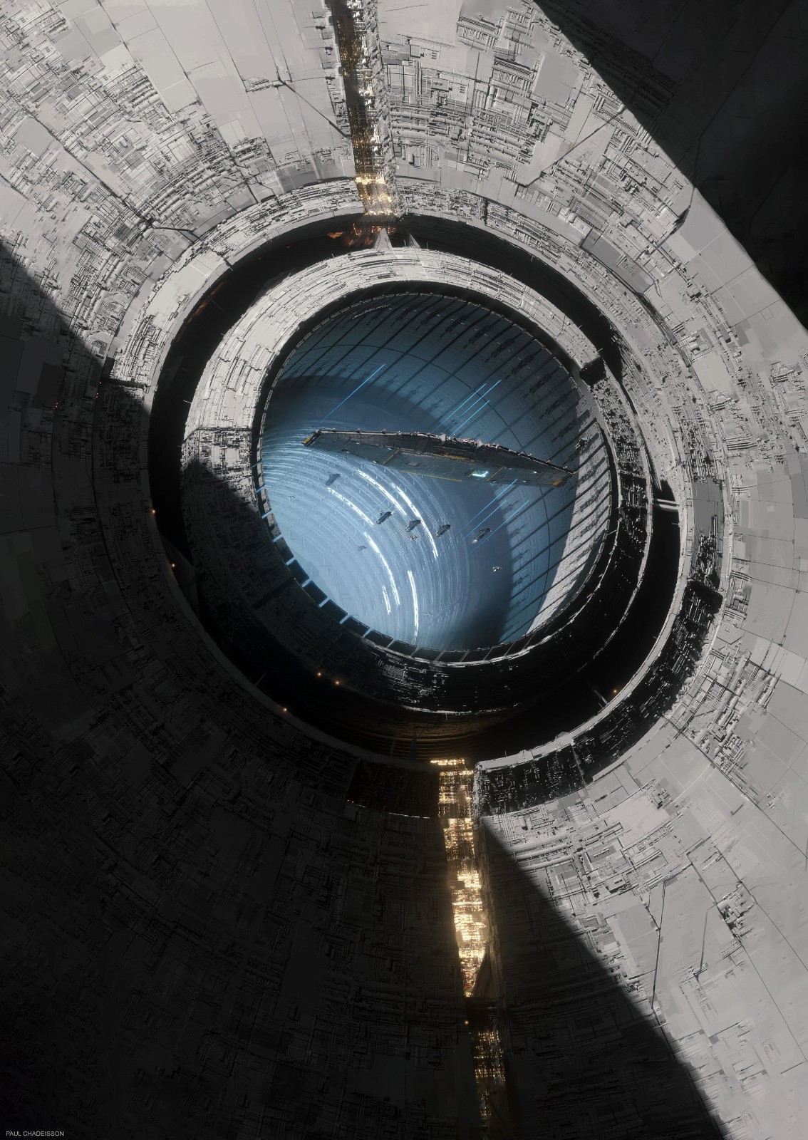 《家园3》艺术概念图 苍穹与巨舰带来视觉冲击