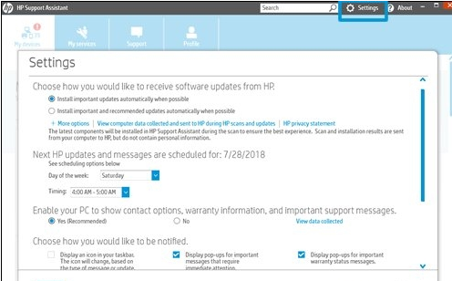 HP Support Assistant9.5.353