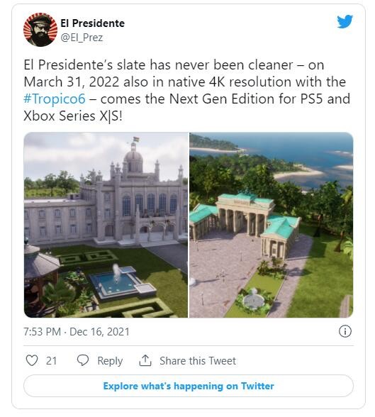 《海岛大亨6》次世代版明年3月登陆XS/PS5
