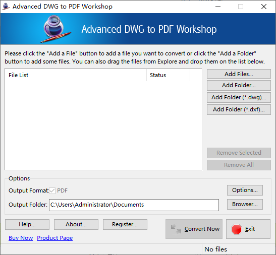 cad转pdf工具(Advanced DWG to PDF Workshop)5.2.3.0