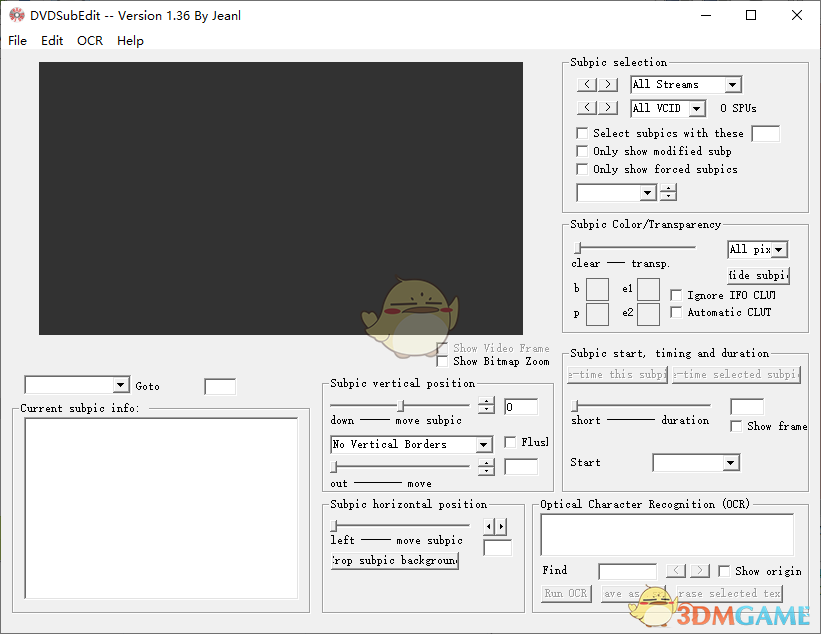 DVDSubEdit(显示修改DVD字幕)V1.38