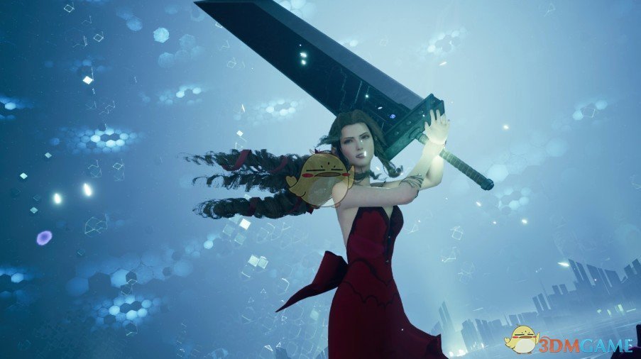 《最终幻想7：重制版》破坏剑替换爱丽丝防御长杖MOD