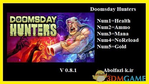 《末日猎手》v0.8.1五项修改器[Abolfazl]