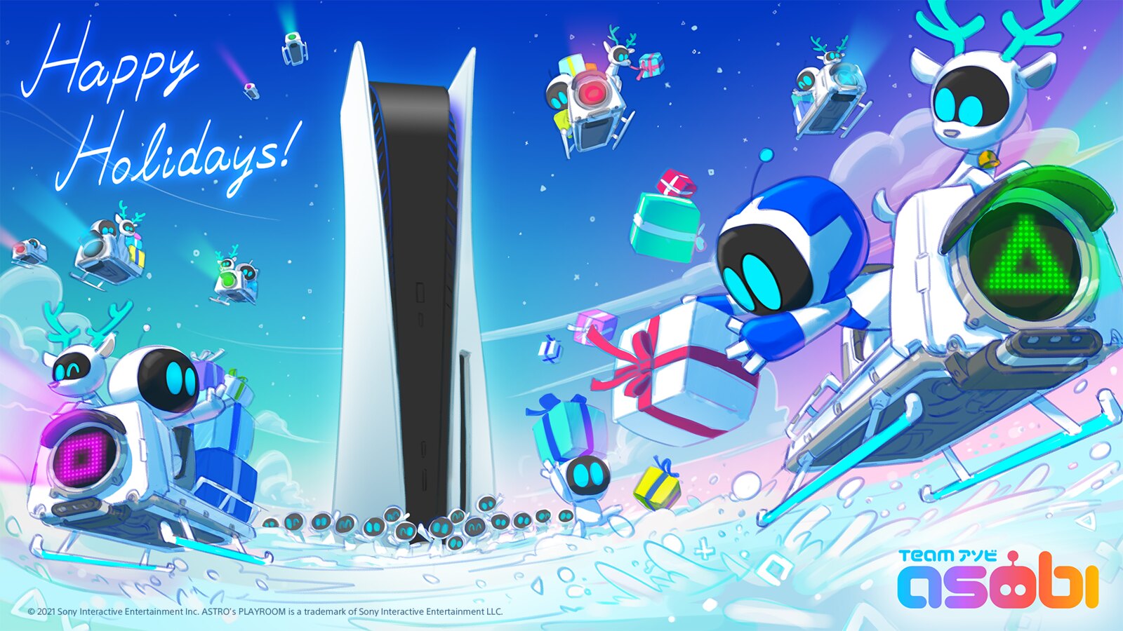 圣诞快乐！PlayStation分享2021年游戏主题节日贺卡