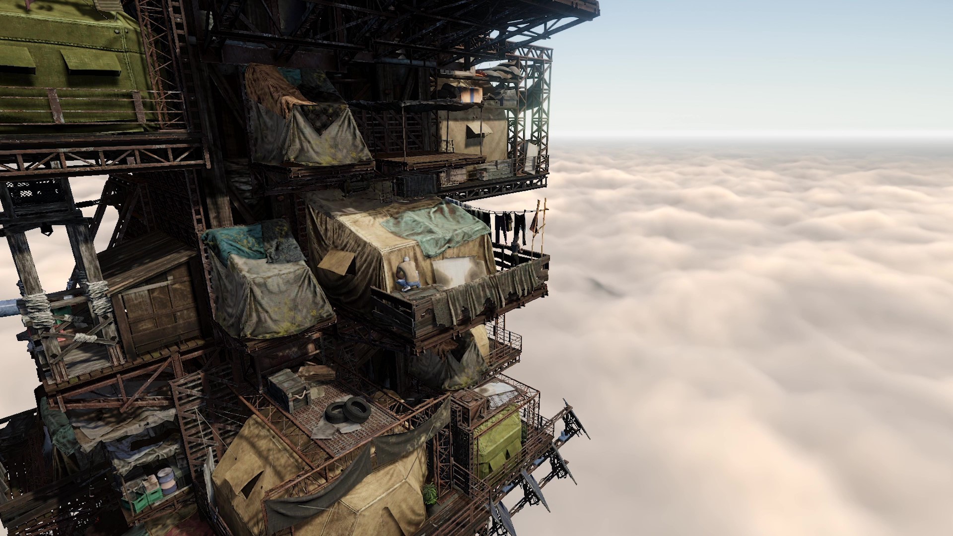 生存策略游戏《流亡云端》 — 在高空中 重建家园