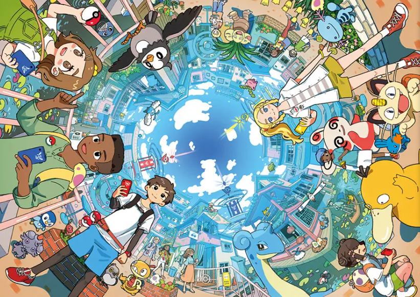 《宝可梦GO》五周年纪念 5位插画家绘制新艺图