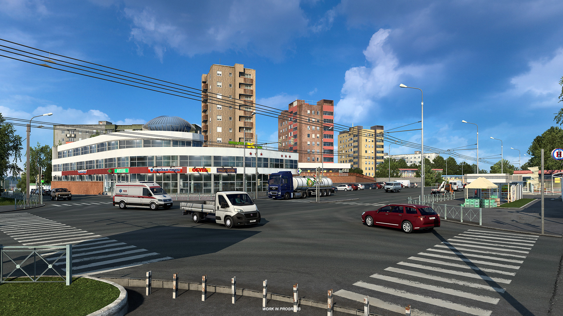 《欧洲卡车模拟2》DLC俄罗斯之心城市介绍：梁赞