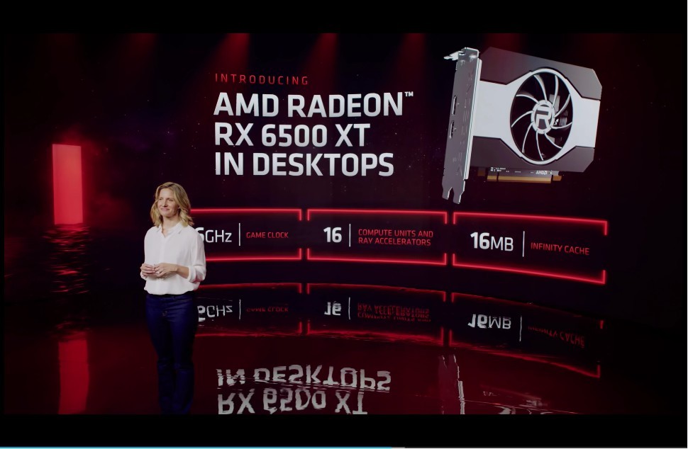 AMD支布RX6500 XT隐卡：1599元 性能提降35%