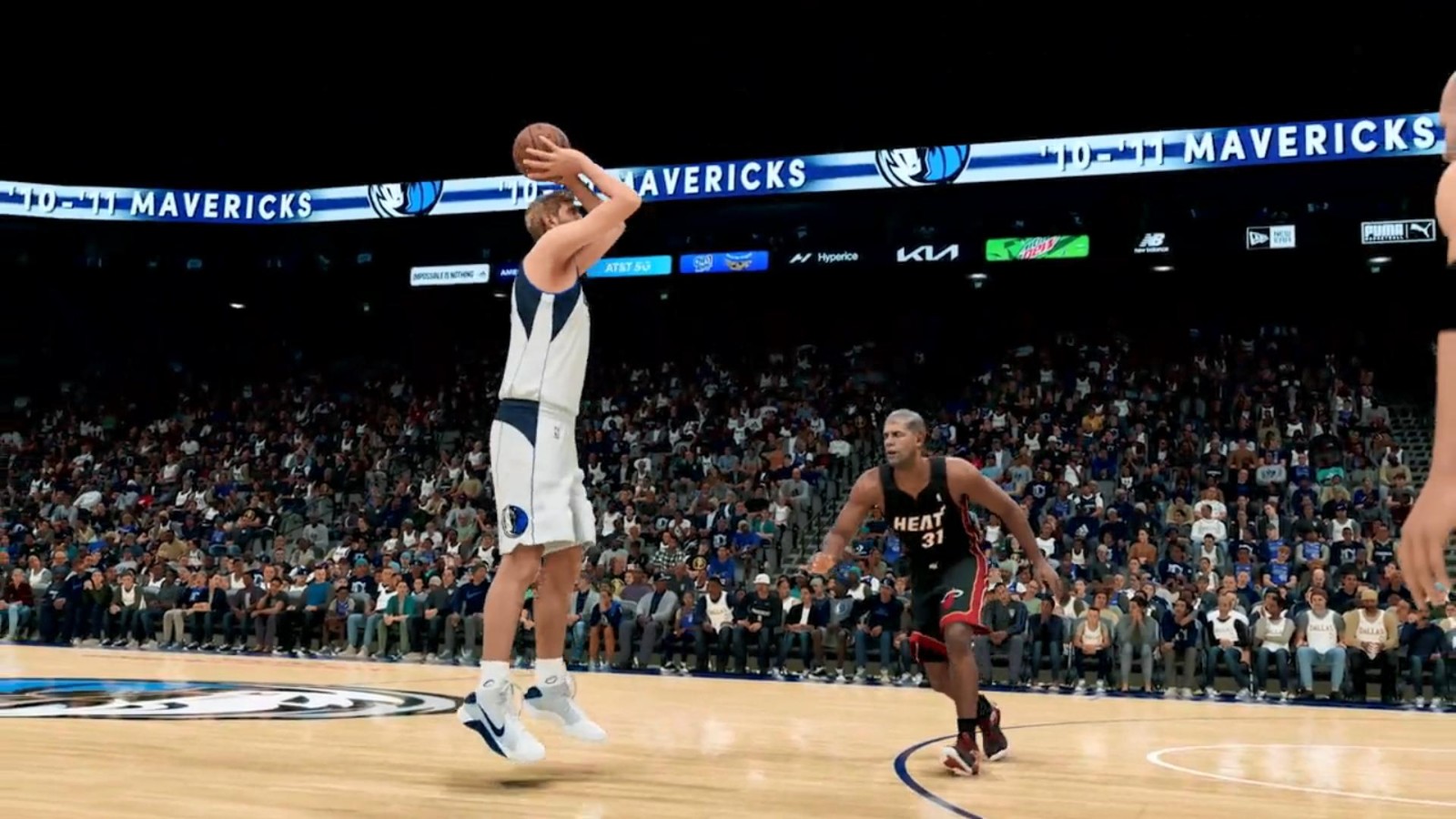 诺维斯基41号球衣退役 NBA2K官方发游戏版视频纪念