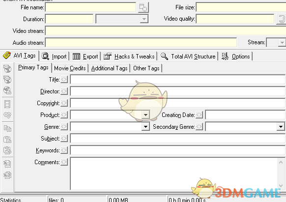 abcAVI Tag Editor(AVI信息编辑工具) 1.8.1