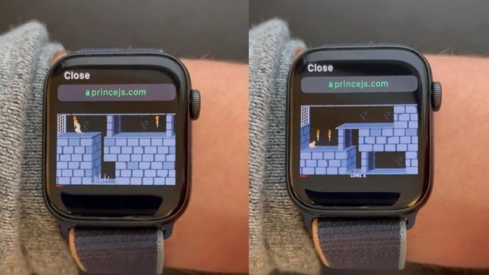 分辨率完美匹配！曝Apple Watch成功运行89年版《波斯王子》