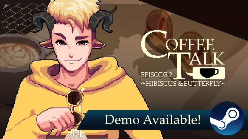《Coffee Talk第二部》试玩Demo上线Steam 年内正式发售