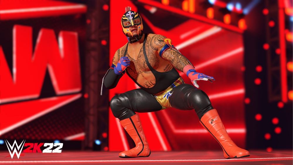 「不同凡响」的《WWE 2K22》请来制霸空中的超级巨星Rey Mysterio担任封面人物
