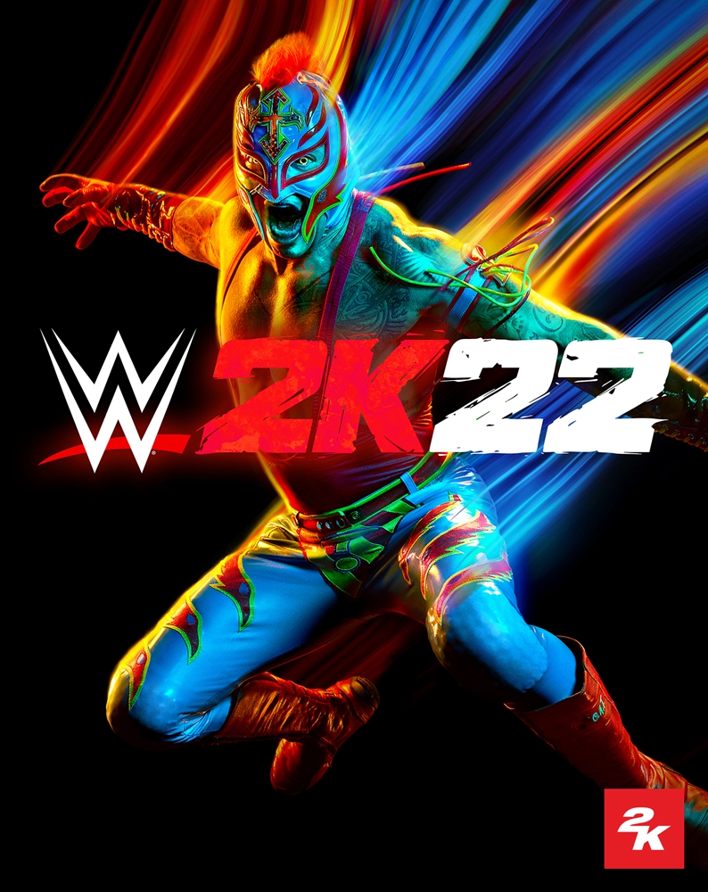 「不同凡响」的《WWE 2K22》请来制霸空中的超级巨星Rey Mysterio担任封面人物