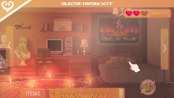 克苏鲁纯爱视觉小说《爱的吸盘：第一次约会》 现已在Steam平台发售