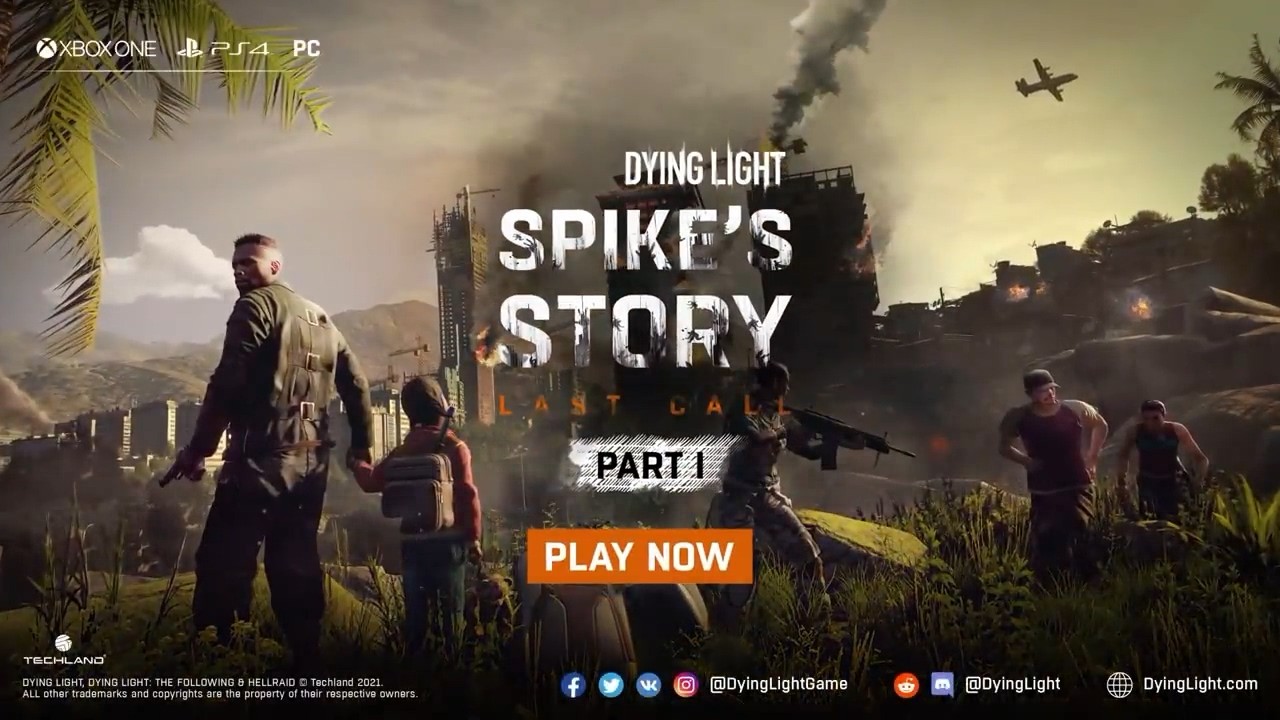 《消逝的光芒1》上线新游戏活动“Spike的故事”