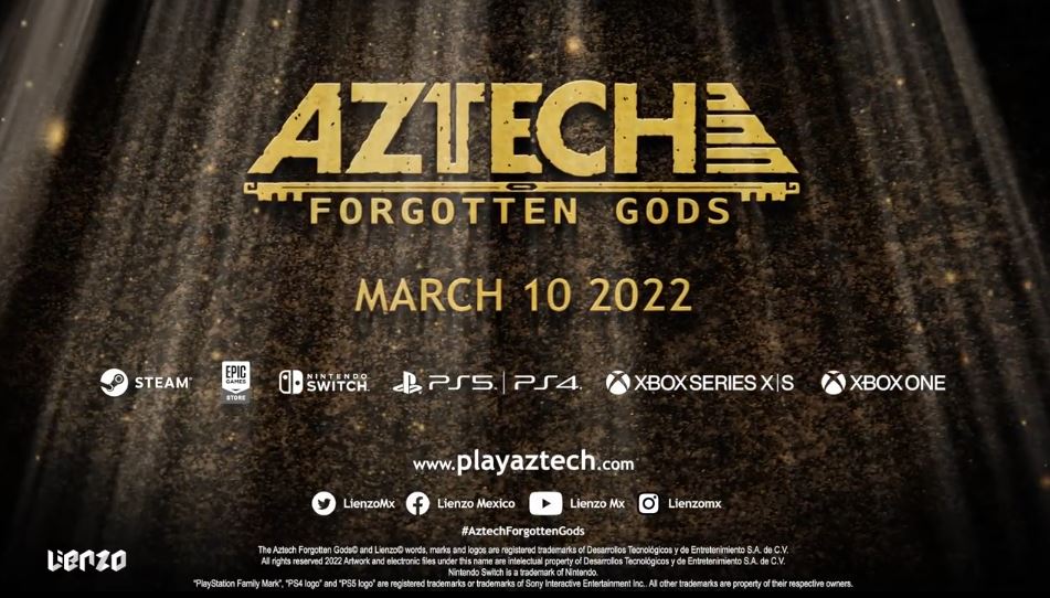 独立动作游戏《阿兹特克：遗忘诸神》确定3月10日登陆PS4、PS5等平台