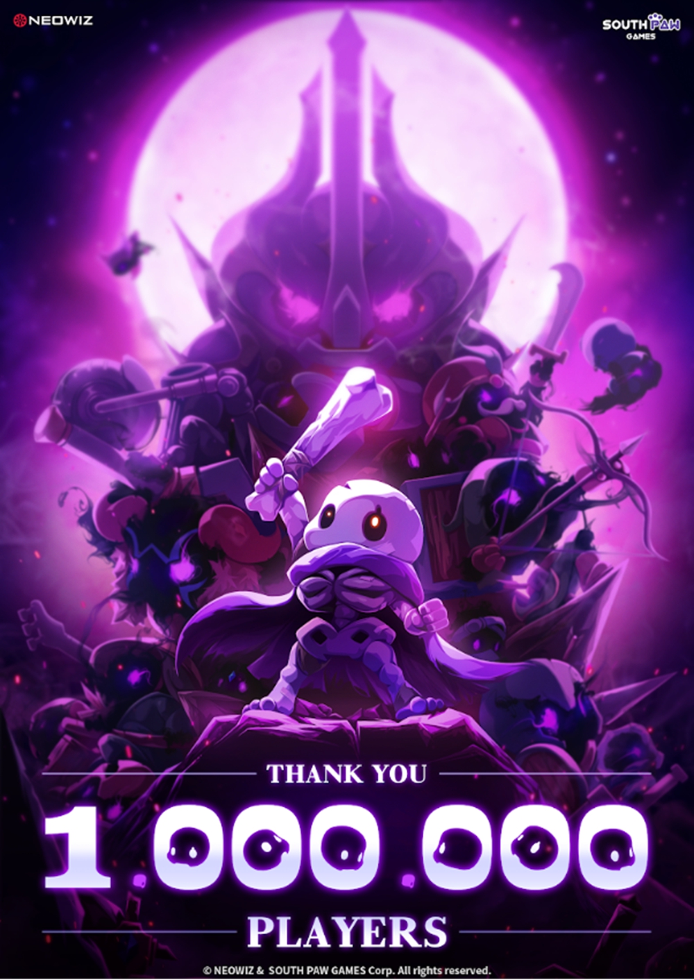 NEOWIZ自力游戏《小骨：英雄杀手》销量打破100万