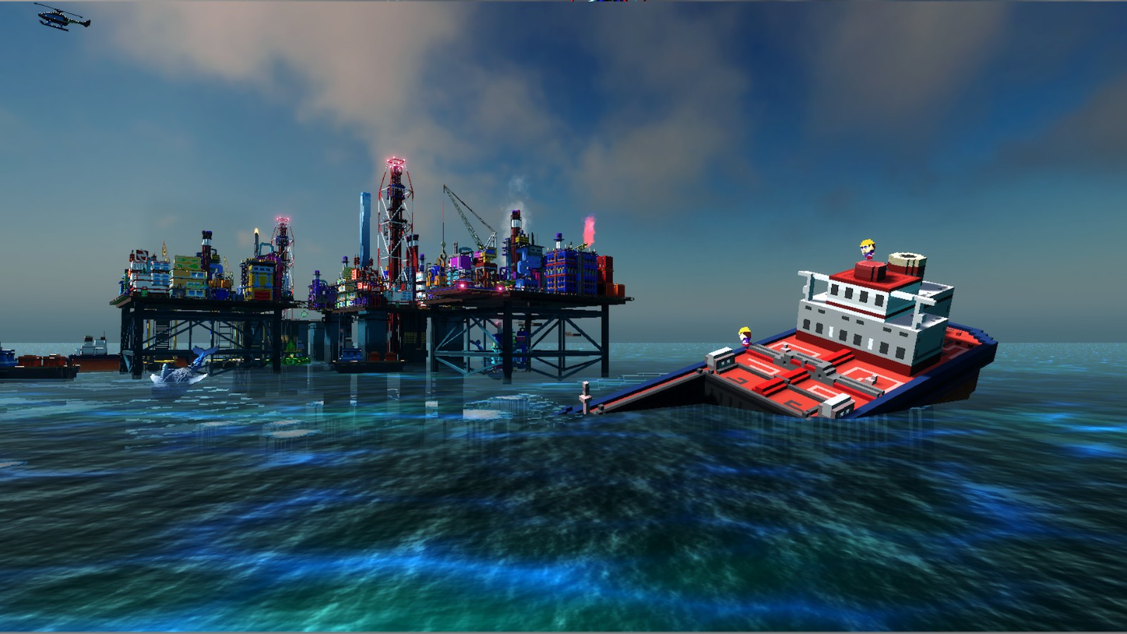 海上石油开采模拟器《石油大亨》上架Steam 自带简中