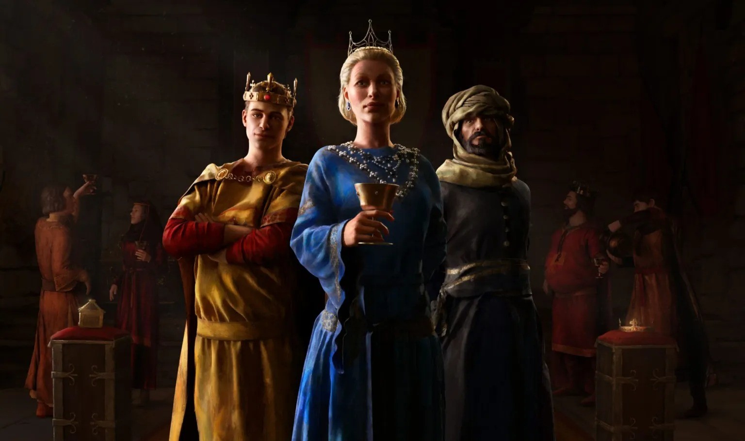 《十字军之王3》DLC“皇家宫廷”预告片介绍宝物/事件