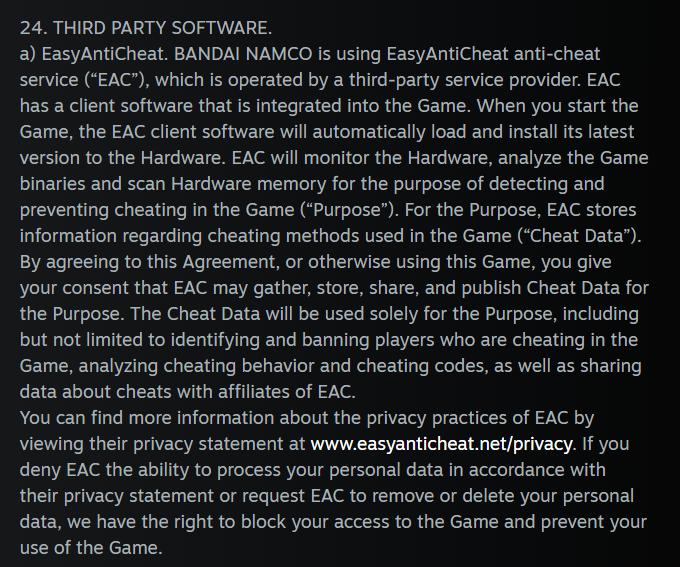 《艾尔登法环》PC版将使用EAC反作弊服务 启动游戏就会加载EAC