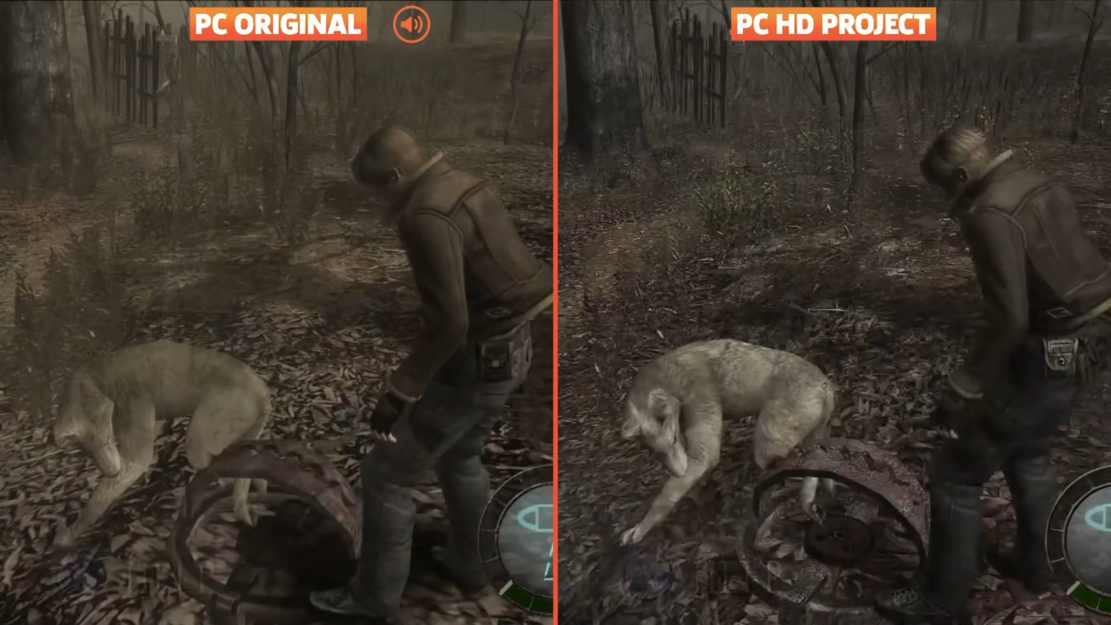 《生化危機4》高清畫質MOD對比PC原版效果演示