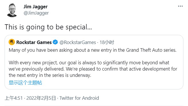 R星动画副总裁：《GTA》新作将会别出心裁