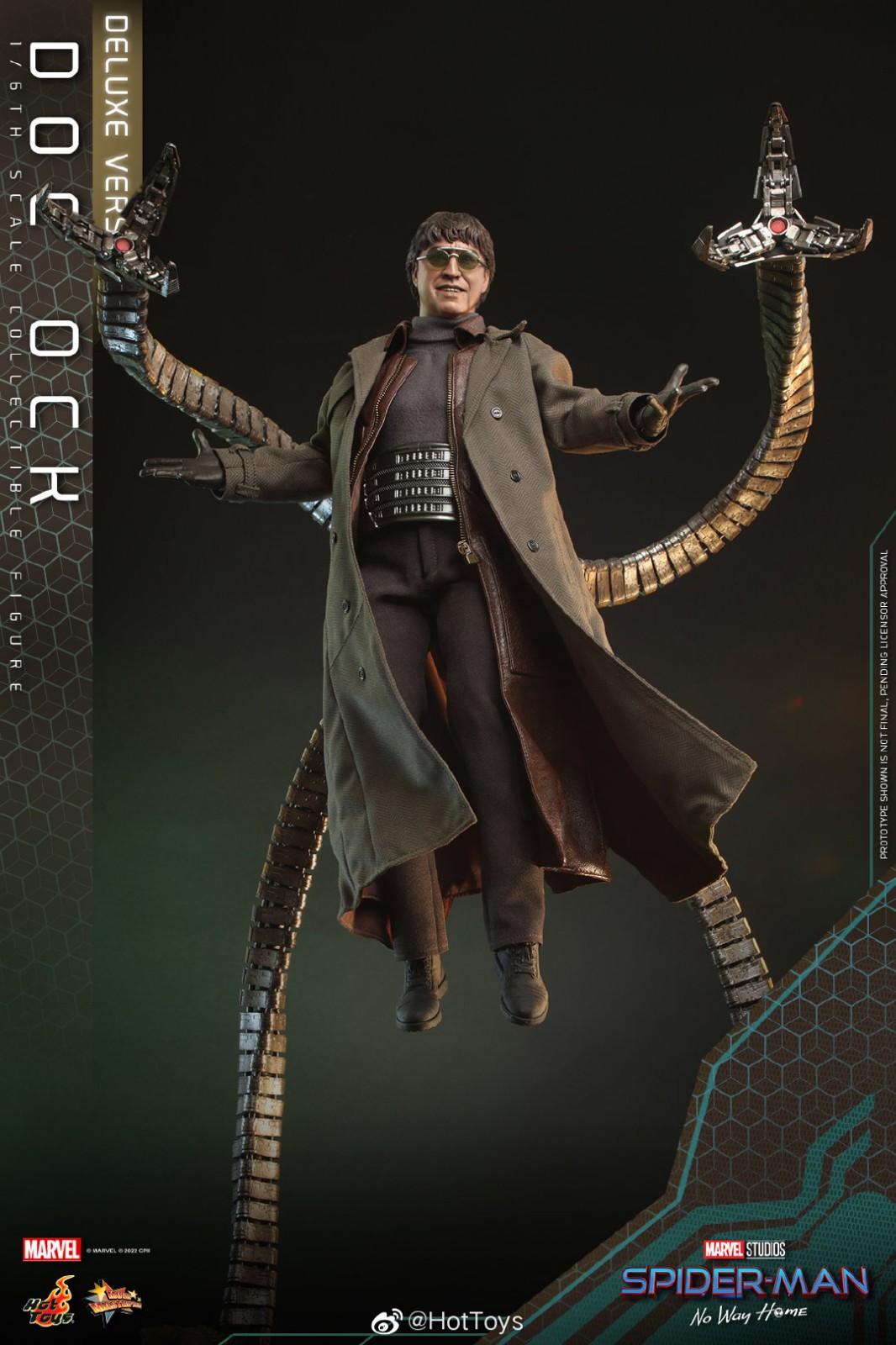 Hottoys《蜘蛛俠：英雄無歸》章魚博士1/6人偶 售價(jià)2080元起