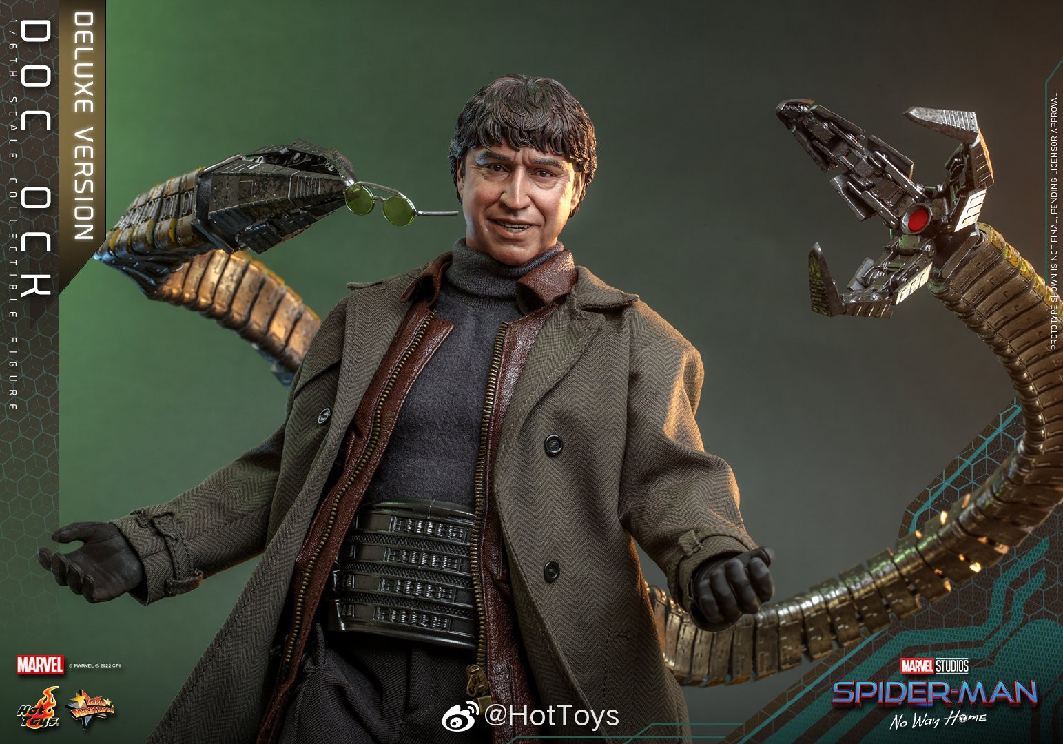 Hottoys《蜘蛛侠：豪杰无回》章鱼专士1/6人奇 卖价2080元起