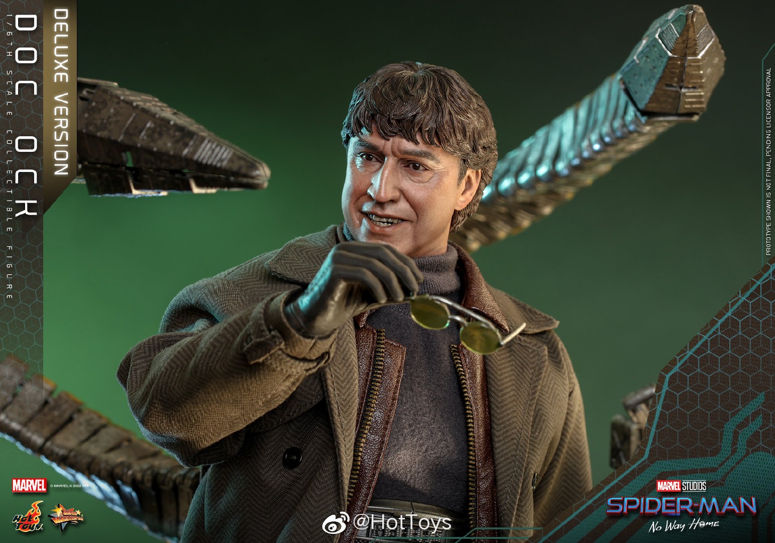 Hottoys《蜘蛛侠：豪杰无回》章鱼专士1/6人奇 卖价2080元起