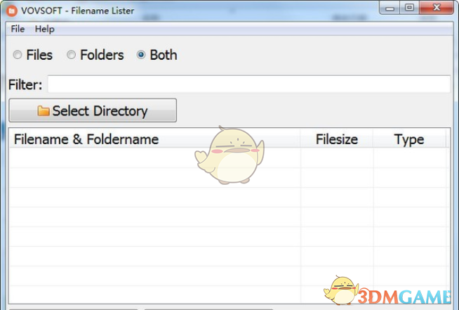 Filename Lister(文件列表导出软件)v3.7