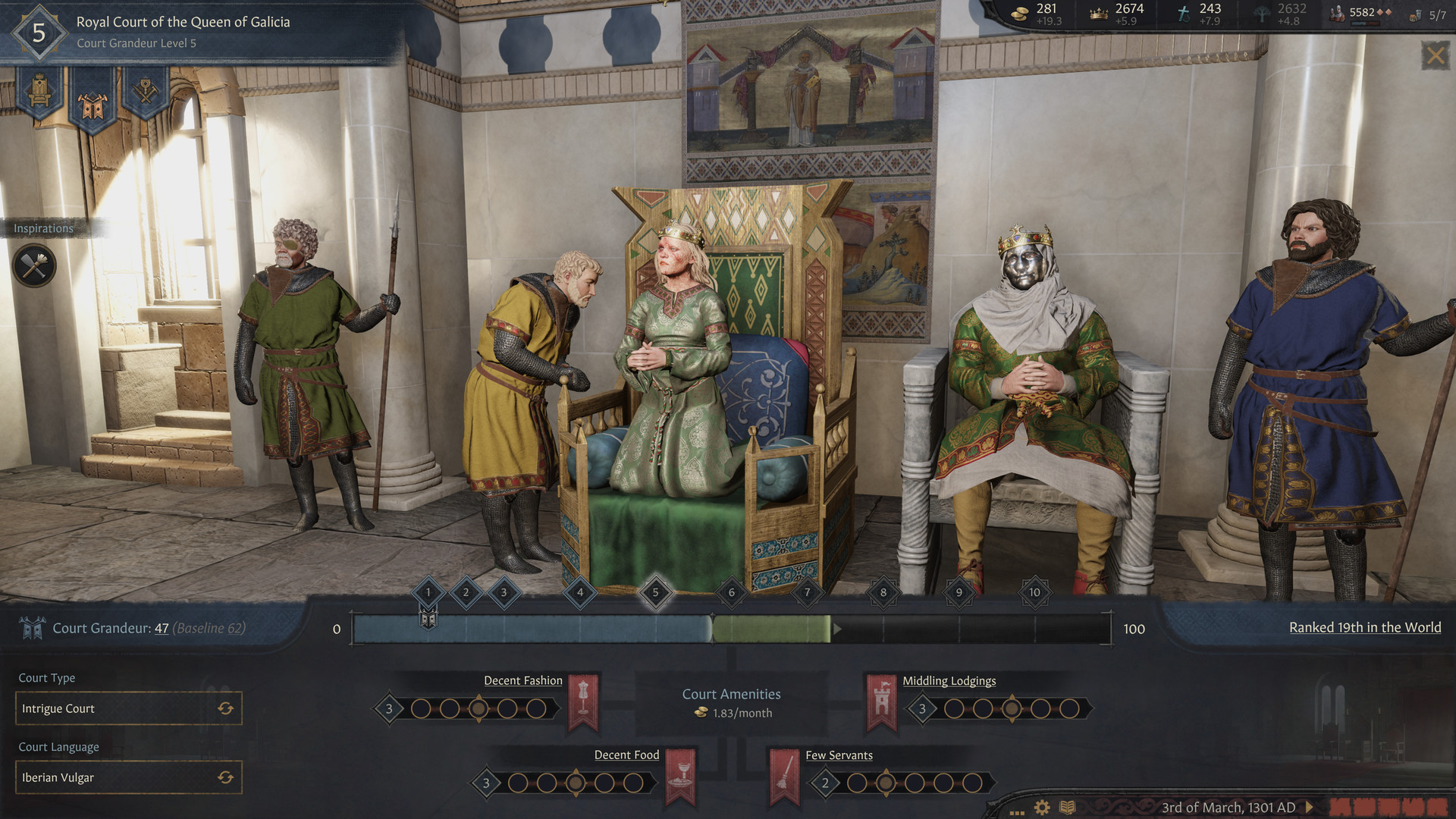 《十字军之王3》DLC“皇家宫廷”正式发售 1.5免费更新同步上线