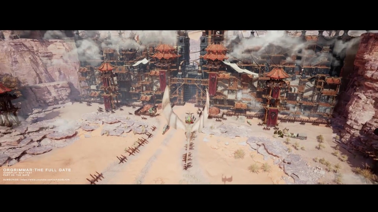 粉丝自制虚幻5《魔兽世界》奥格瑞玛城门环境