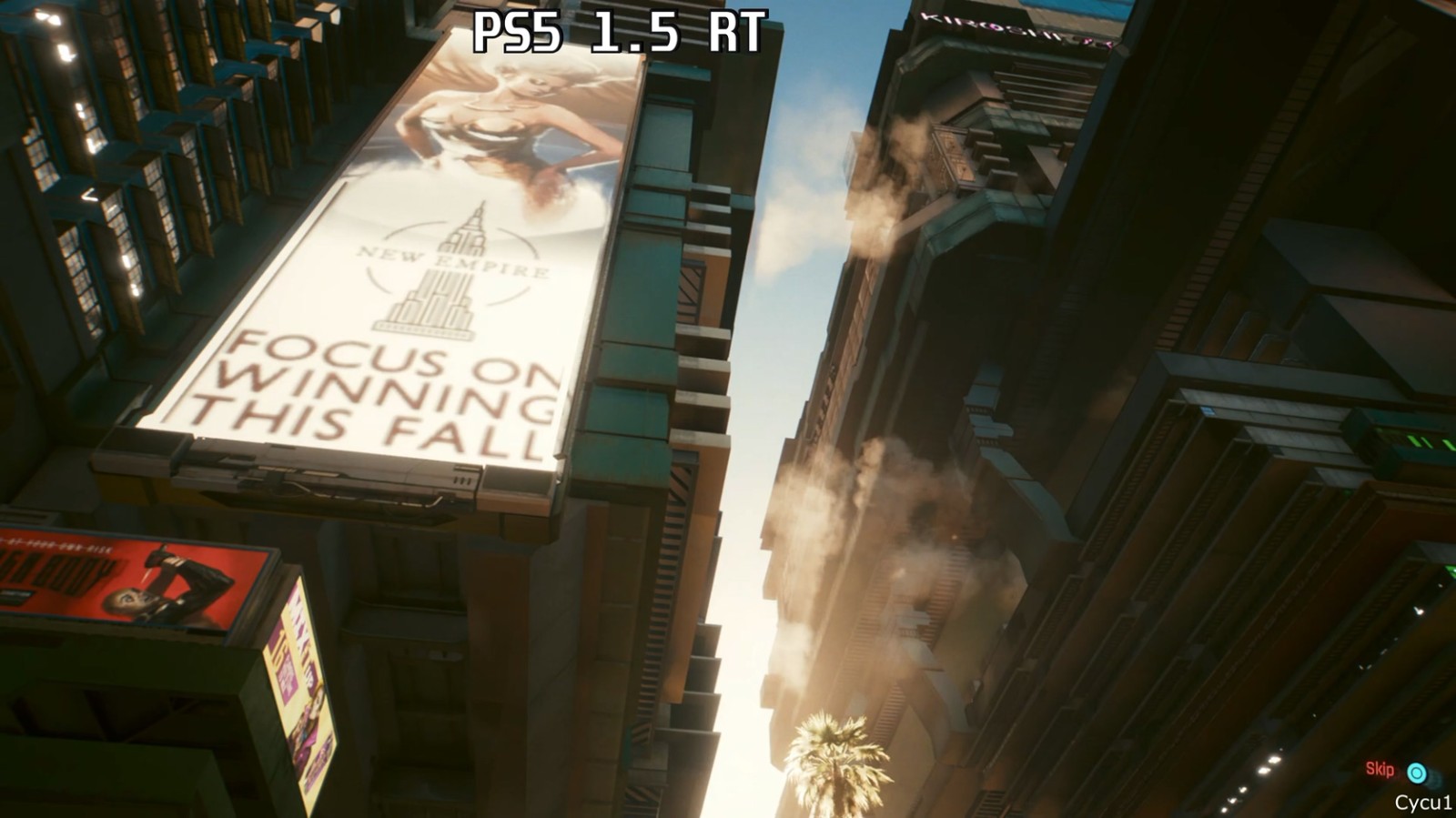 《赛博朋克2077》PS5画面对比：1.3 vs 1.5