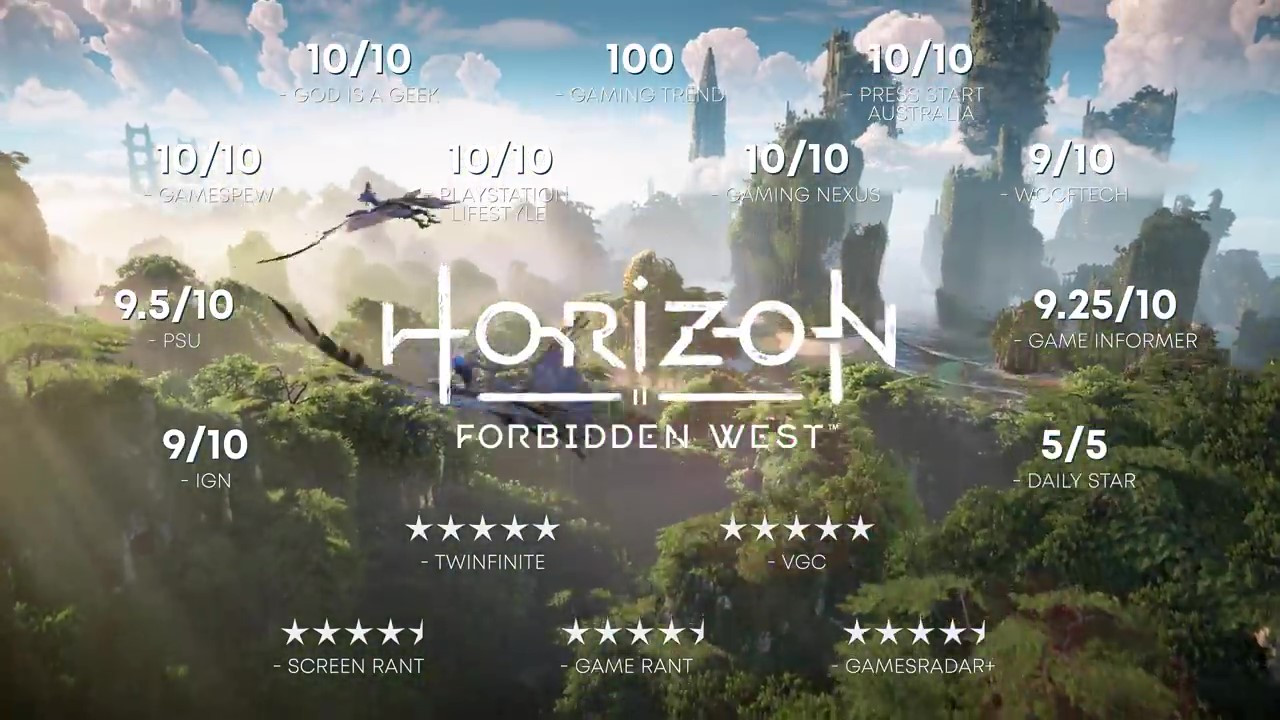 《地平线：西之绝境》现已发售 媒体赞誉宣传片公布