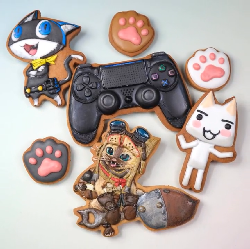 庆祝PS4在日本发售8周年 官推发布游戏角色饼干制作视频