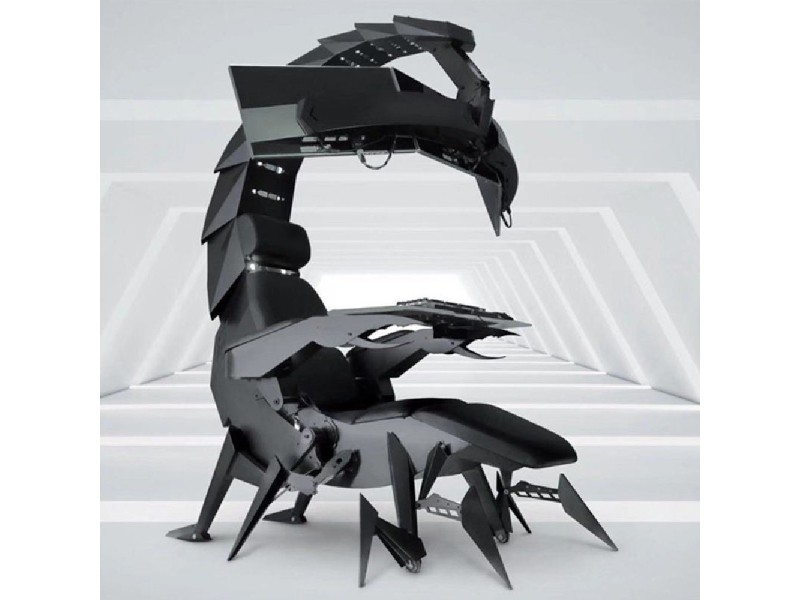 日厂推出全新高端游戏座椅 蝎子外形酷炫且实用