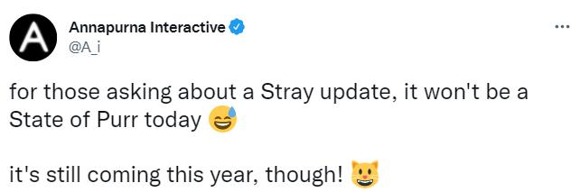 发行商确认猫咪冒险游戏《Stray》将于年内发售 体验异世界猫咪归家之旅