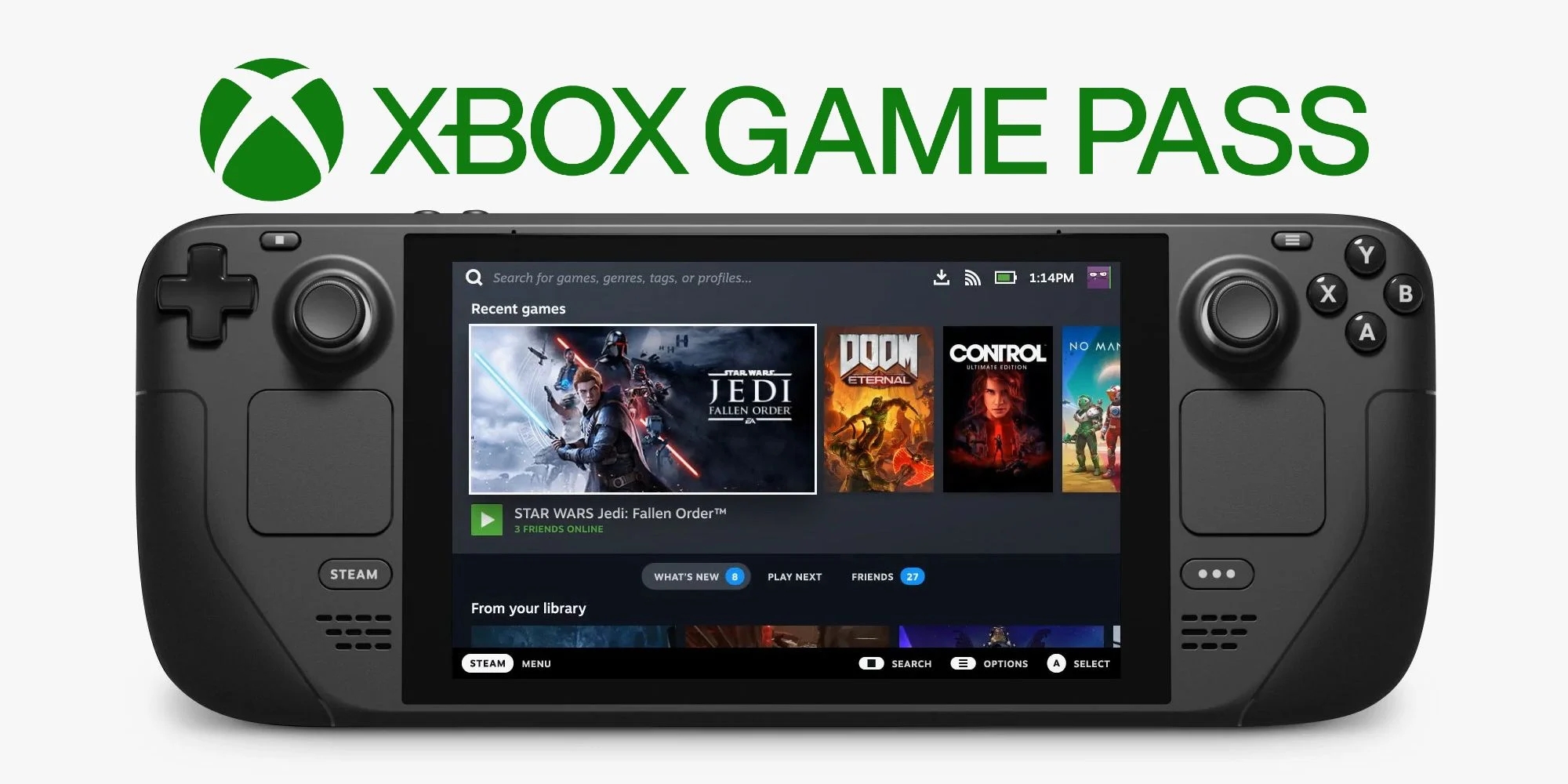V社与微软合作 Steam Deck现已支持XGP和Xbox云游戏