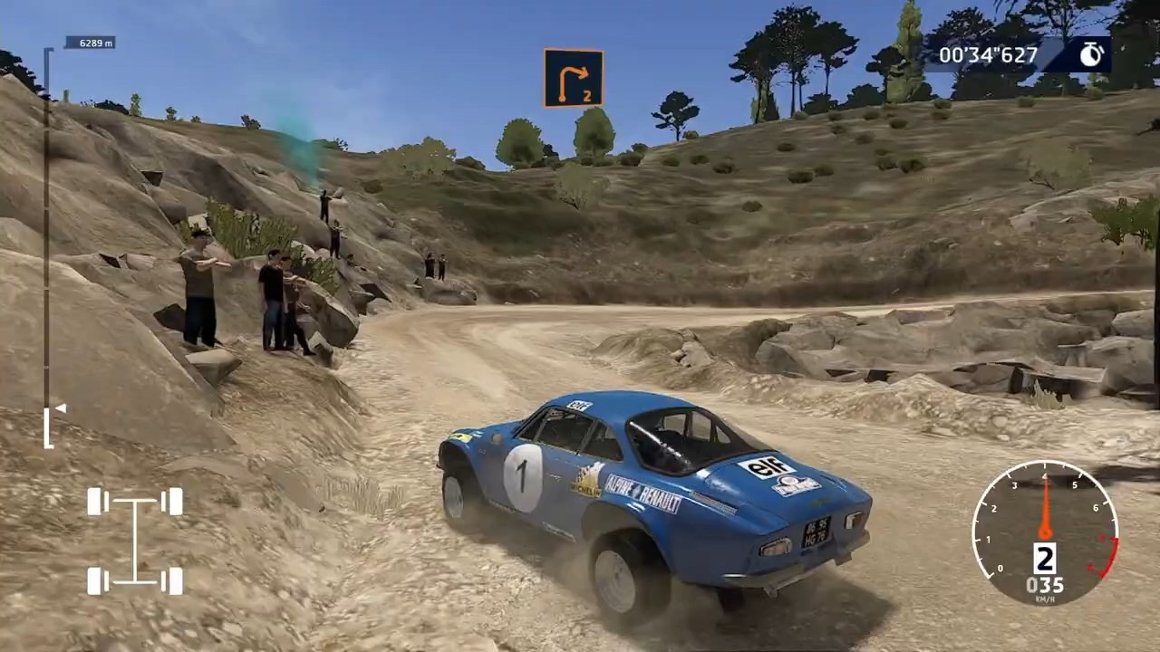 《WRC10》Switch版实机视频 画面过于简陋