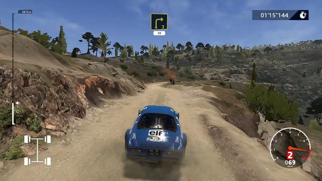 《WRC10》Switch版实机视频 画面过于简陋