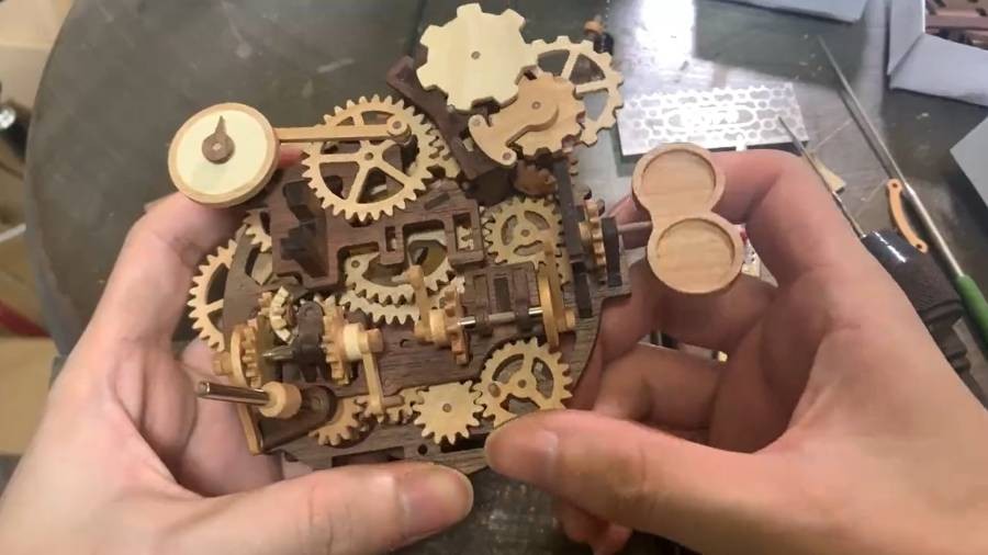 高玩打造《星之卡比》木制机工玩具 精巧细致完成度令人惊叹